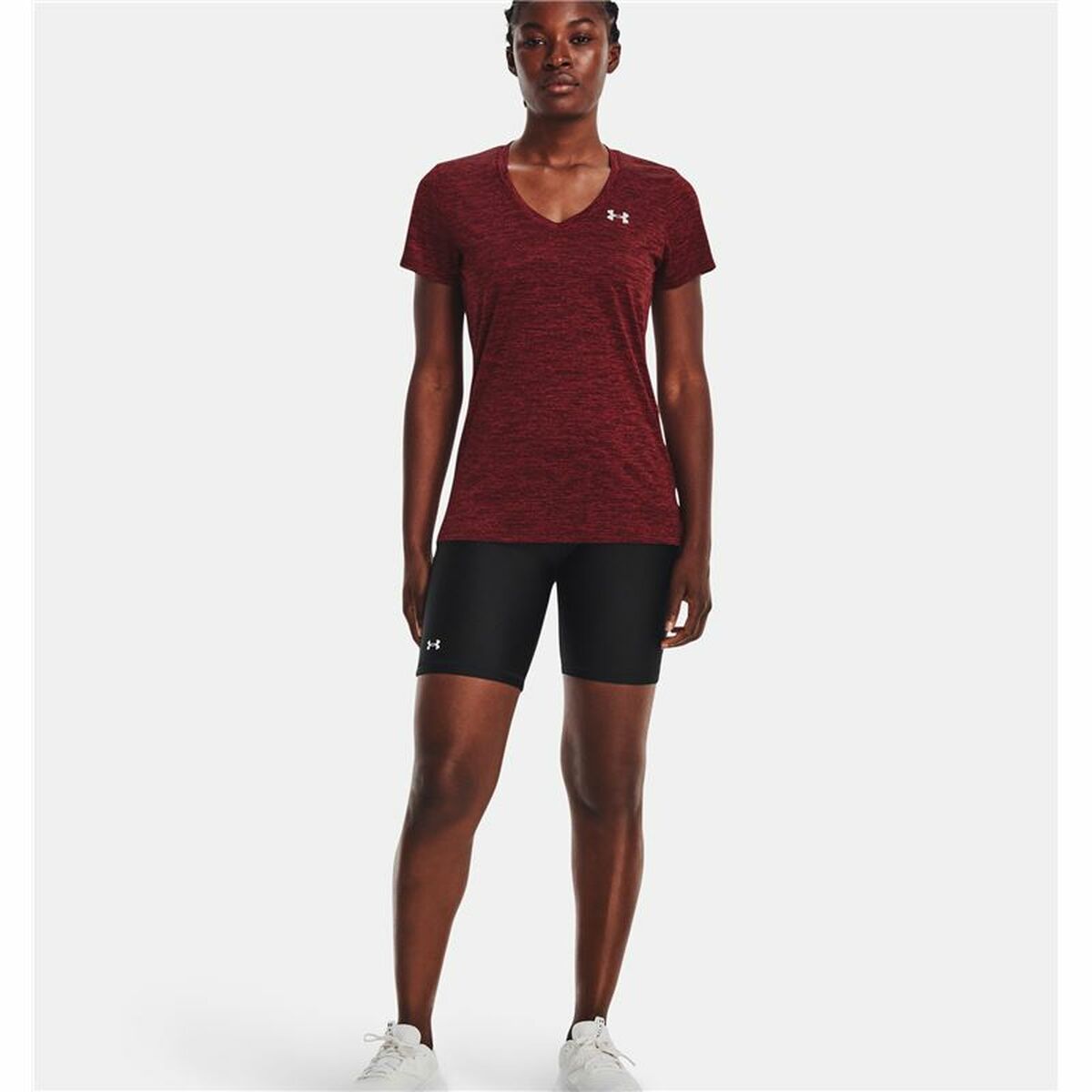 T-shirt med kortärm Dam Under Armour Mörkröd - 3