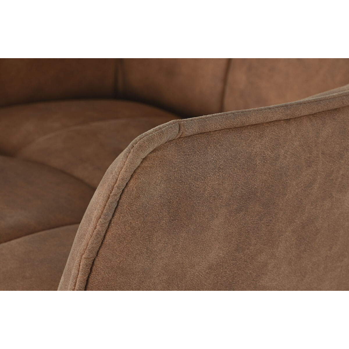 Sittpall DKD Home Decor Svart Kamel Metall 59 x 60 x 107 cm - 5