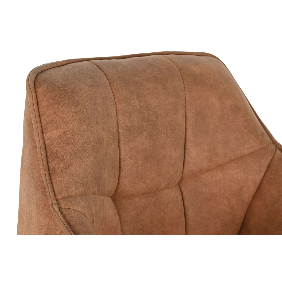 Sittpall DKD Home Decor Svart Kamel Metall 59 x 60 x 107 cm - 8