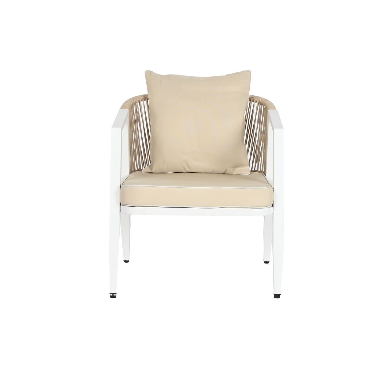 Trädgårdsmöbler Home ESPRIT Vit Beige 123 x 66 x 72 cm 123 x 66 x 74 cm (4 Delar) - 2