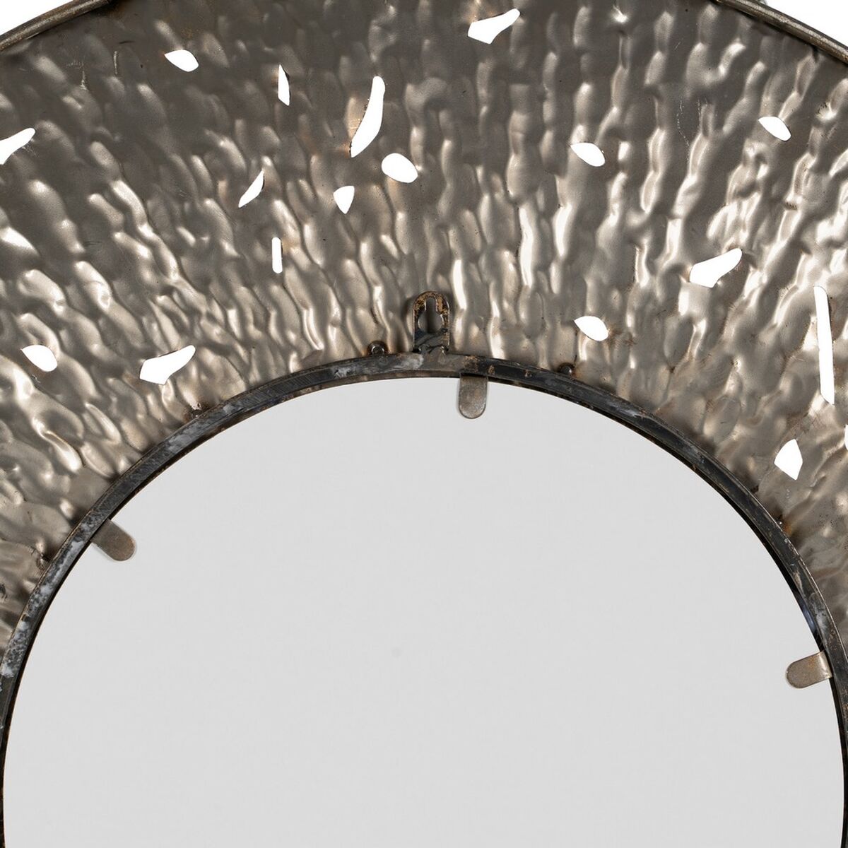 Väggspegel Gyllene Glas Järn 76,5 x 7 x 76,5 cm - 2