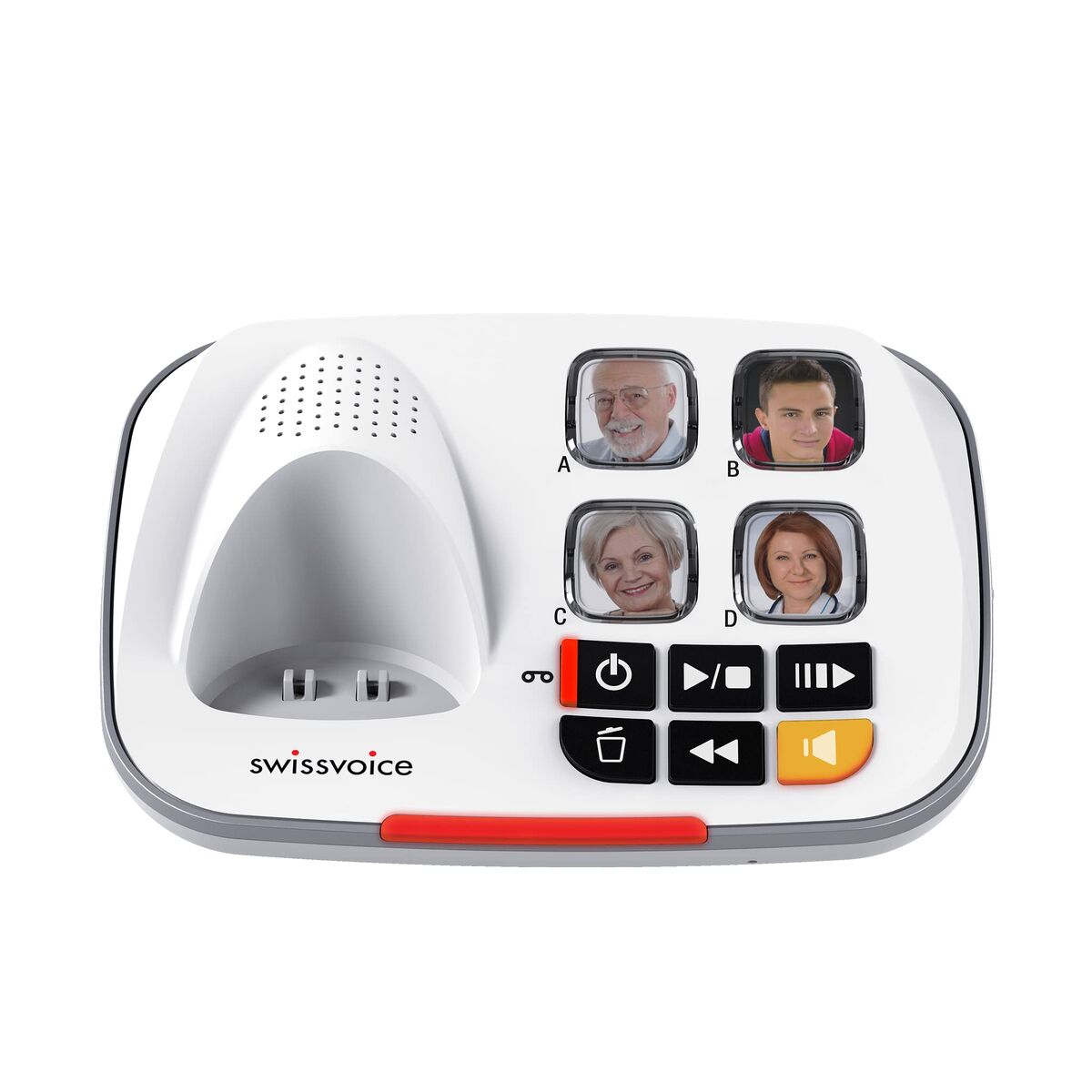 Trådlös Telefon Swiss Voice XTRA 2355 DUO Vit - 4