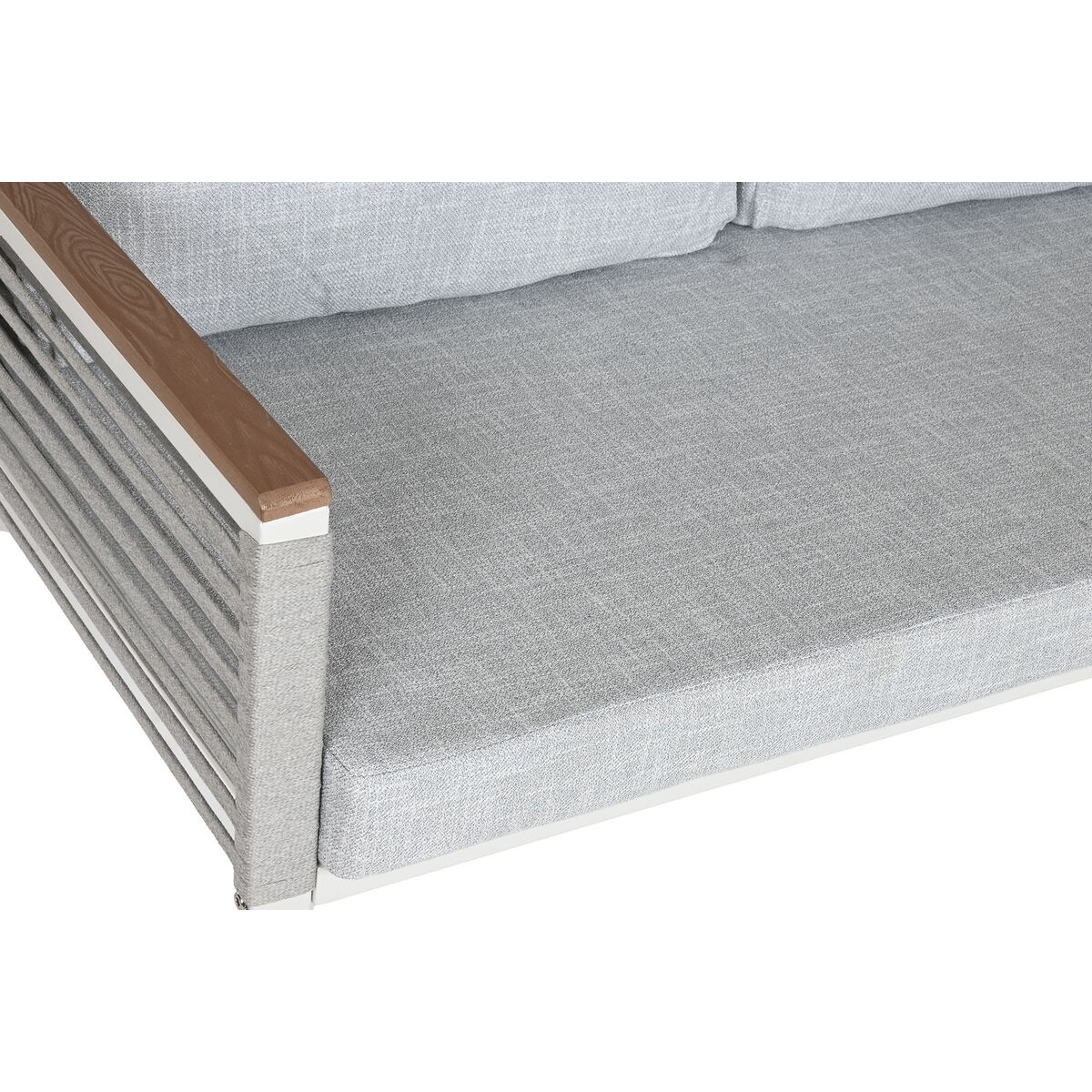 Set med bord och 3 fåtöljer Home ESPRIT Grå Stål Polykarbonater 128 x 69 x 79 cm - 8