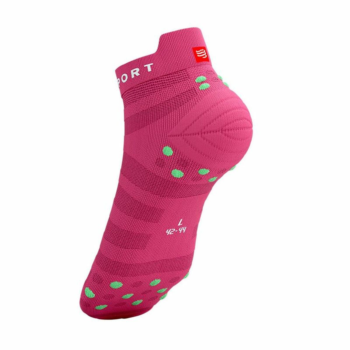 Sportstrumpor Compressport Pro Racing Mörkrosa - 5