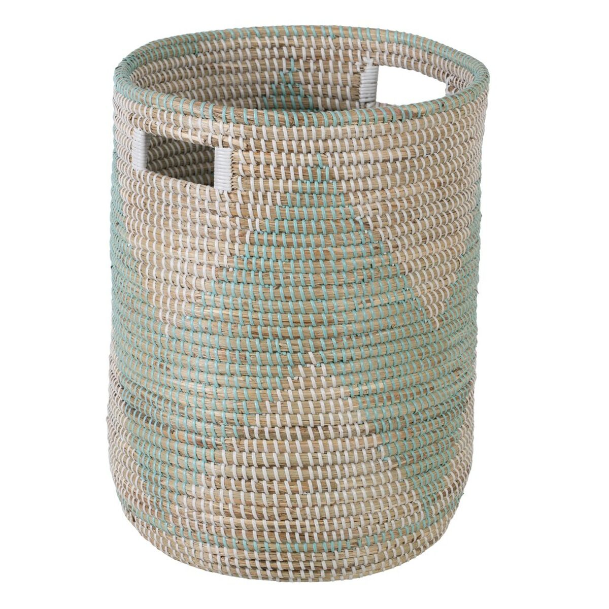 Korgset 38 x 38 x 50 cm Naturell Grå Naturliga fibrer (2 Delar) - 13