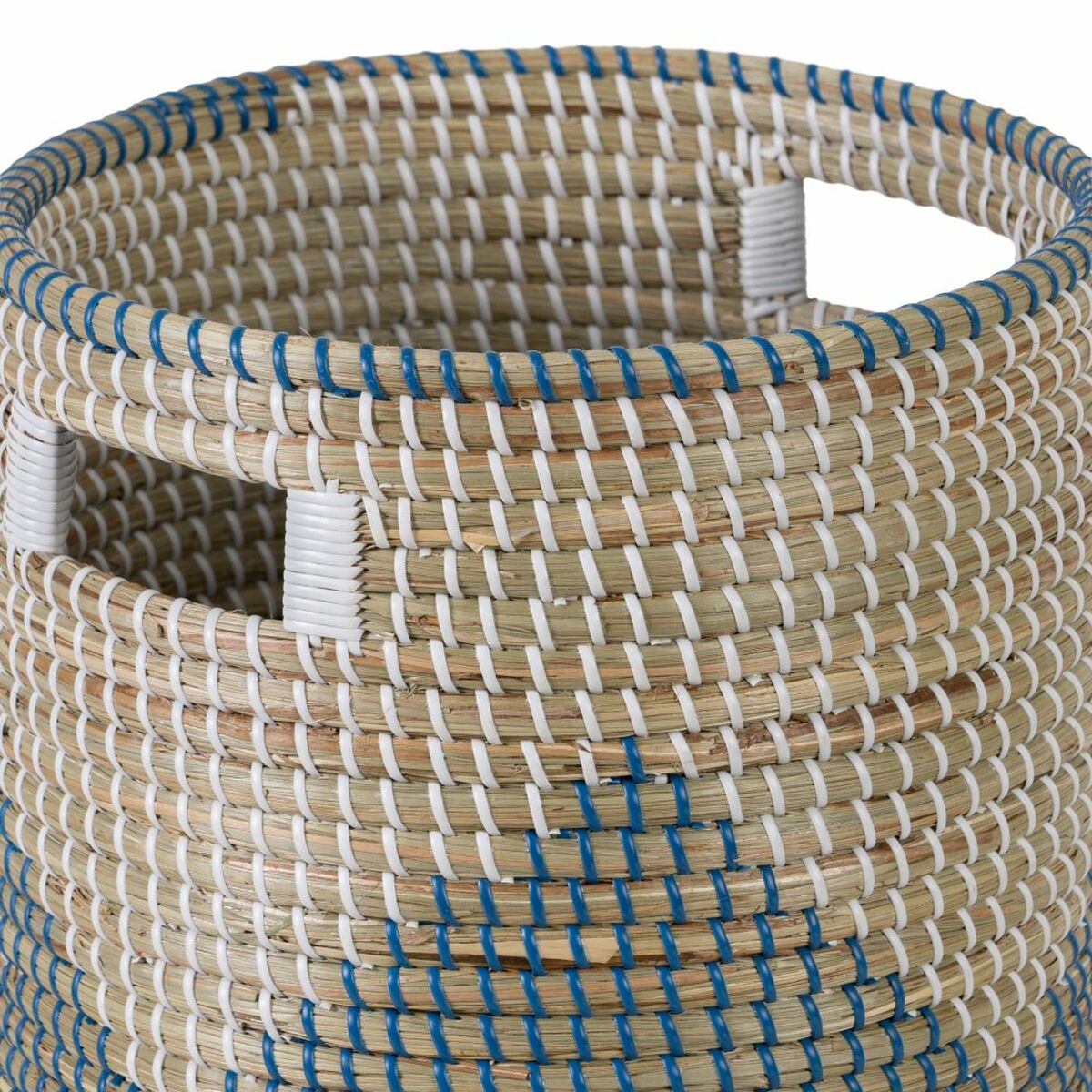 Korgset 38 x 38 x 50 cm Naturell Grå Naturliga fibrer (2 Delar) - 9