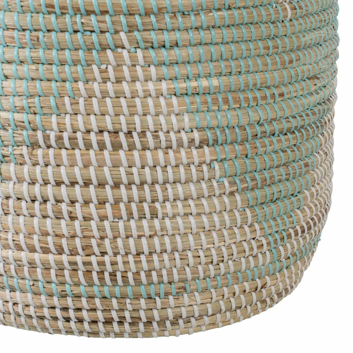 Korgset 38 x 38 x 50 cm Naturell Grå Naturliga fibrer (2 Delar) - 10