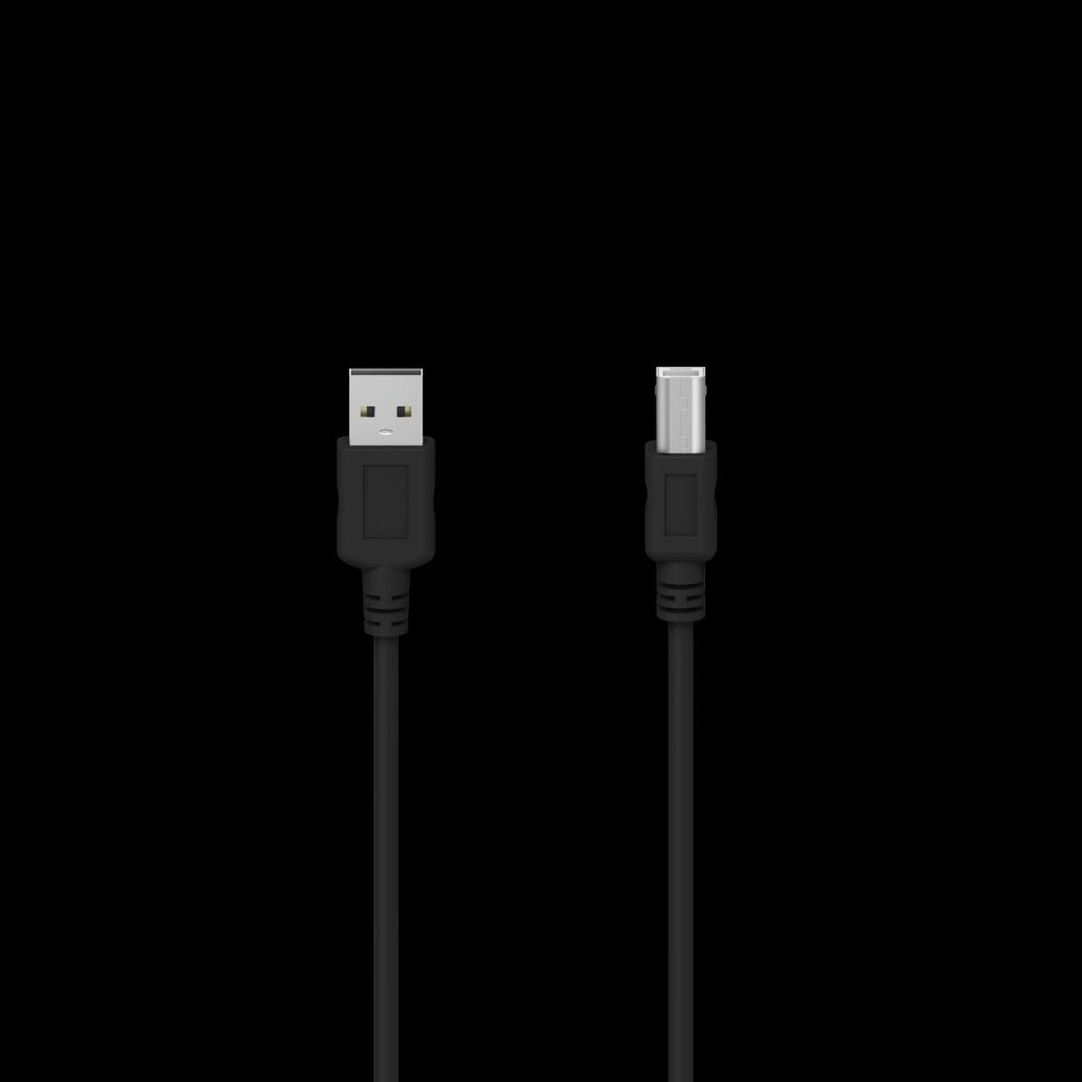 USB A till USB B Kabel Hama Technics 00300065 Grå (1,5 m) - 2