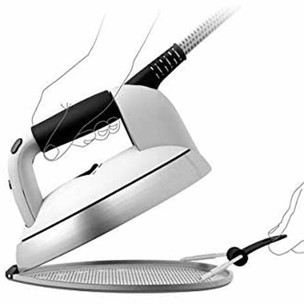 Strykjärn med Teflonsula Laurastar 510.7800.735 Grå - 7