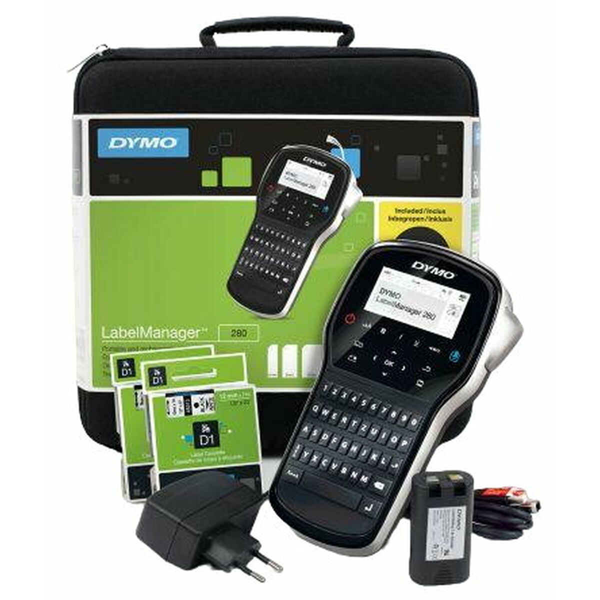 Etikettskrivare Dymo LabelManager 280 (6 antal) - 2