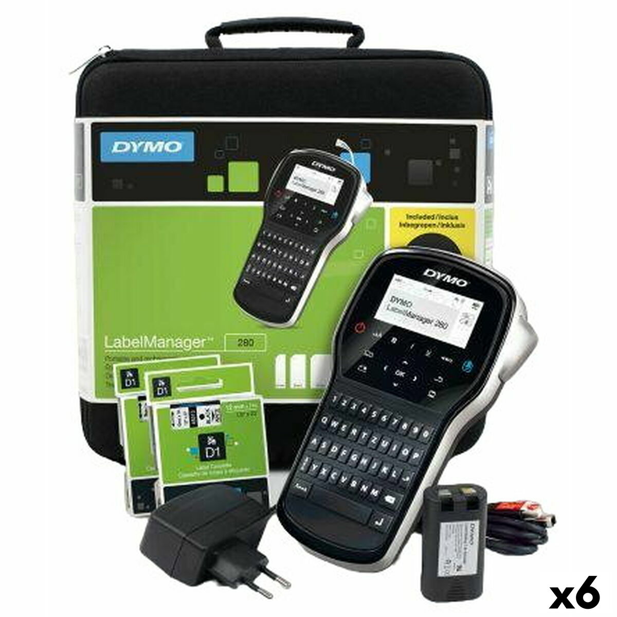 Etikettskrivare Dymo LabelManager 280 (6 antal) - 3