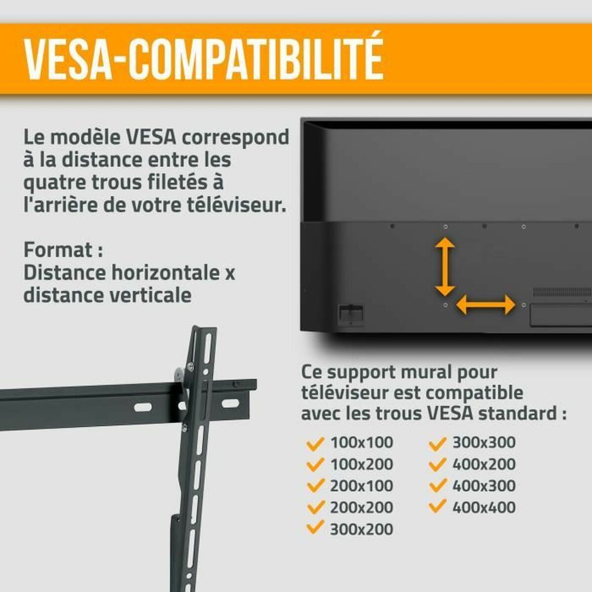 TV-fäste Nanook Tilting 32" 55" - 6