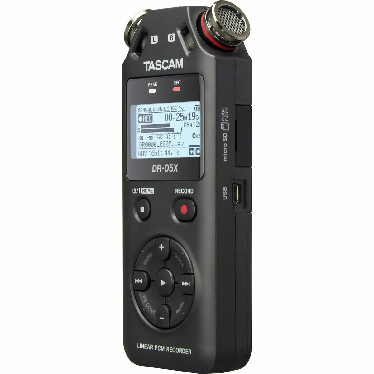 Inspelare Tascam DR-05X Blå Svart - 3