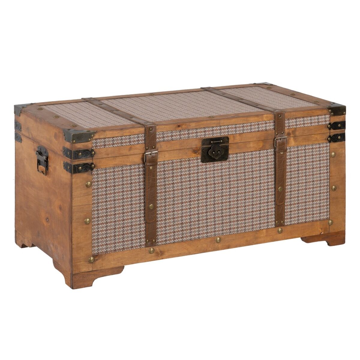 Koffertset 90 x 47 x 45 cm Syntetmaterial Trä Ramar (3 Delar) - 12