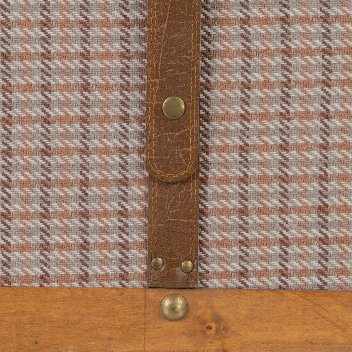 Koffertset 90 x 47 x 45 cm Syntetmaterial Trä Ramar (3 Delar) - 6