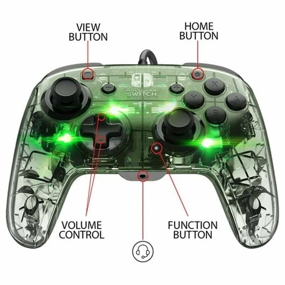 Spelkontroll PDP Afterglow Deluxe+ Nintendo Switch - 5