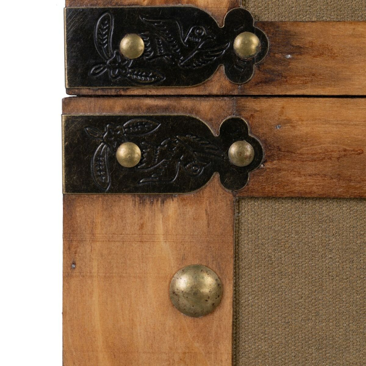 Koffertset 90 x 47 x 45 cm Syntetmaterial Trä (3 Delar) - 15