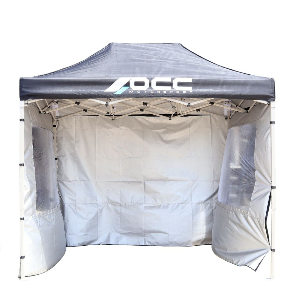 Tältvägg OCC Motorsport OCCCARP31 Racing Svart Polyester 420D Oxford 3 x 2 m Fönster 2 antal - 9