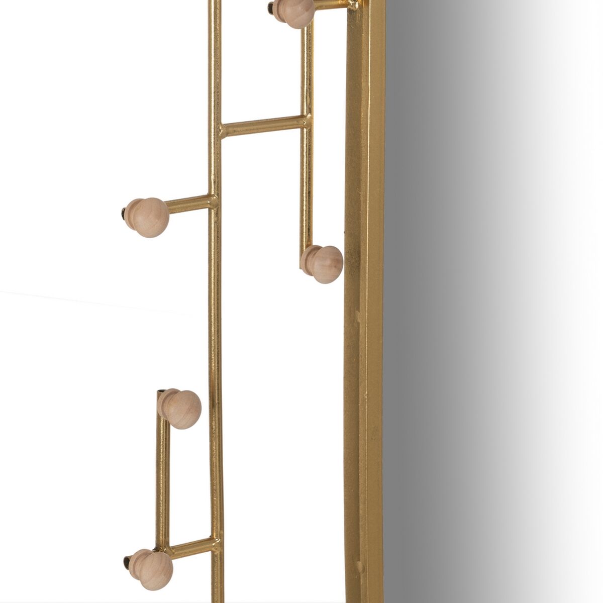 Väggspegel Gyllene Vertikalt 55 x 2,5 x 100 cm - 5