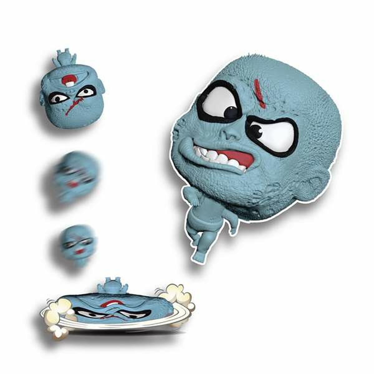 Figurer Bizak Splat Head 11 cm - 2