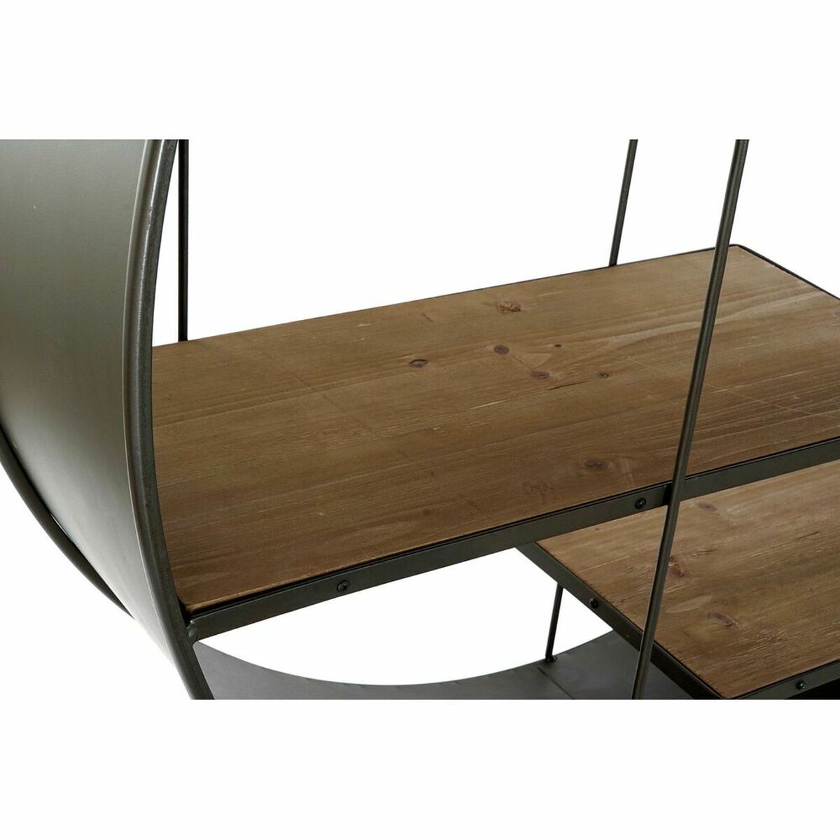 Bokhylla DKD Home Decor Brun Svart Trä Metall 12 x 34 x 172 cm 118 x 34 x 172 cm (1) - 8