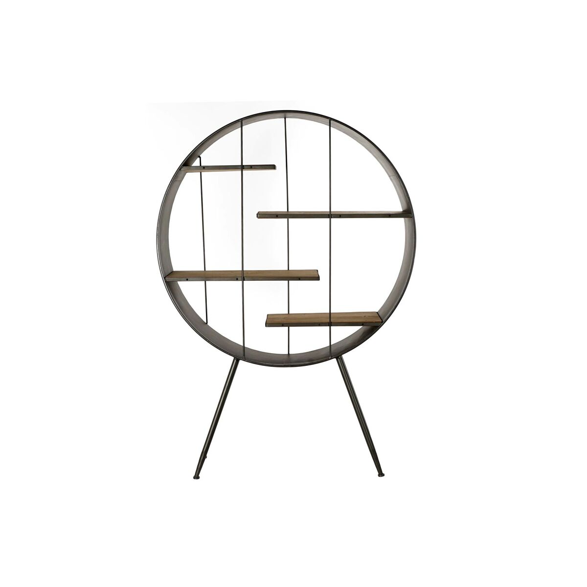 Bokhylla DKD Home Decor Brun Svart Trä Metall 12 x 34 x 172 cm 118 x 34 x 172 cm (1) - 9