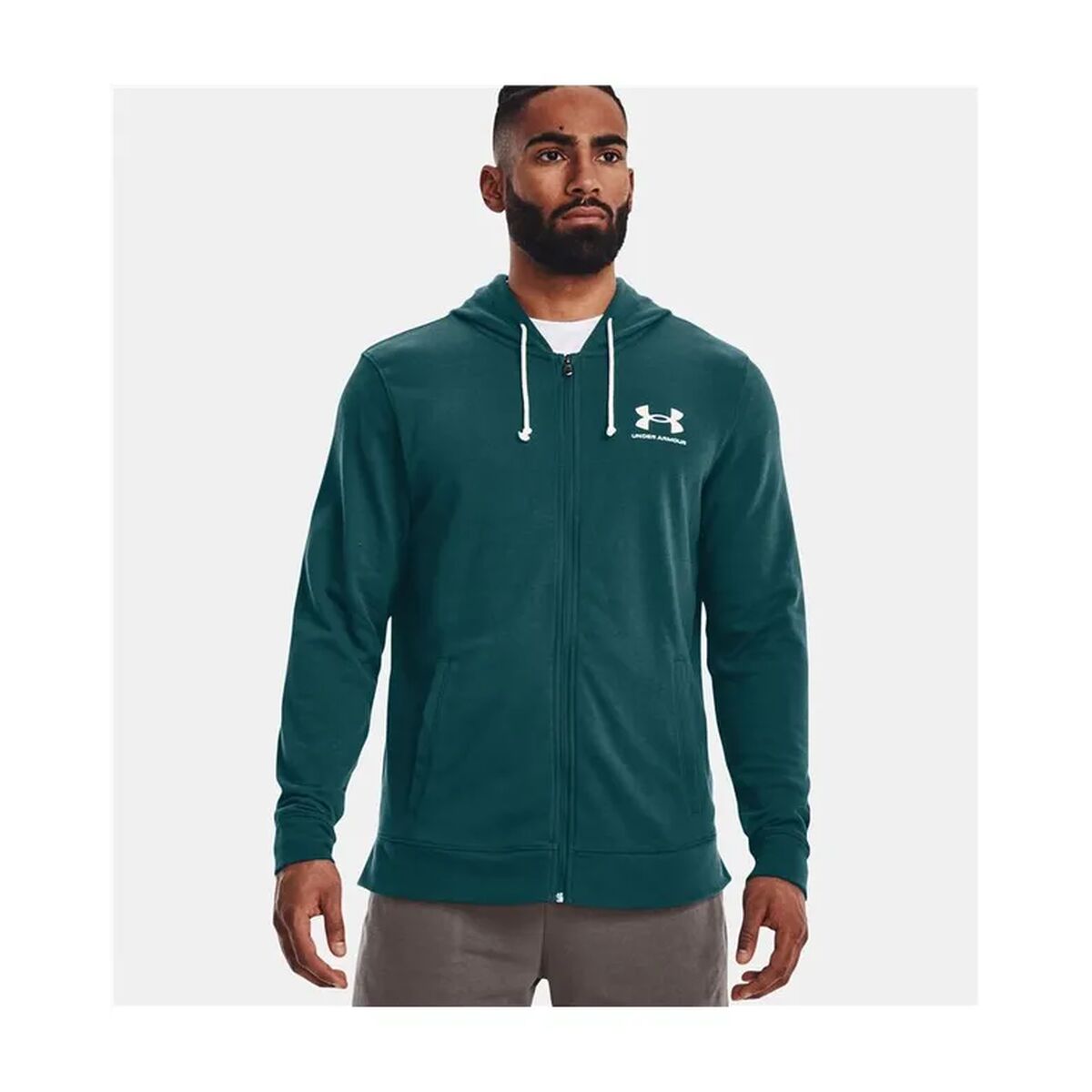 Träningsjacka Herr Under Armour Grön - 3