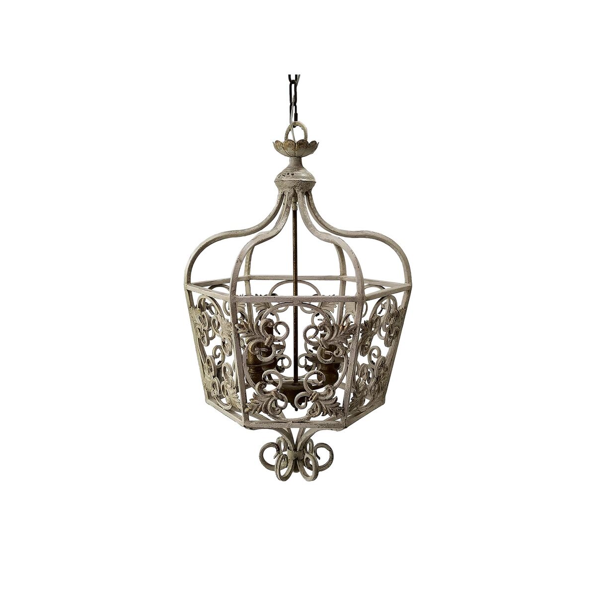 Taklampa DKD Home Decor Metall Vintage Antikbehandlad 50,5 x 44 x 76,5 cm 51 x 44 x 76,5 cm