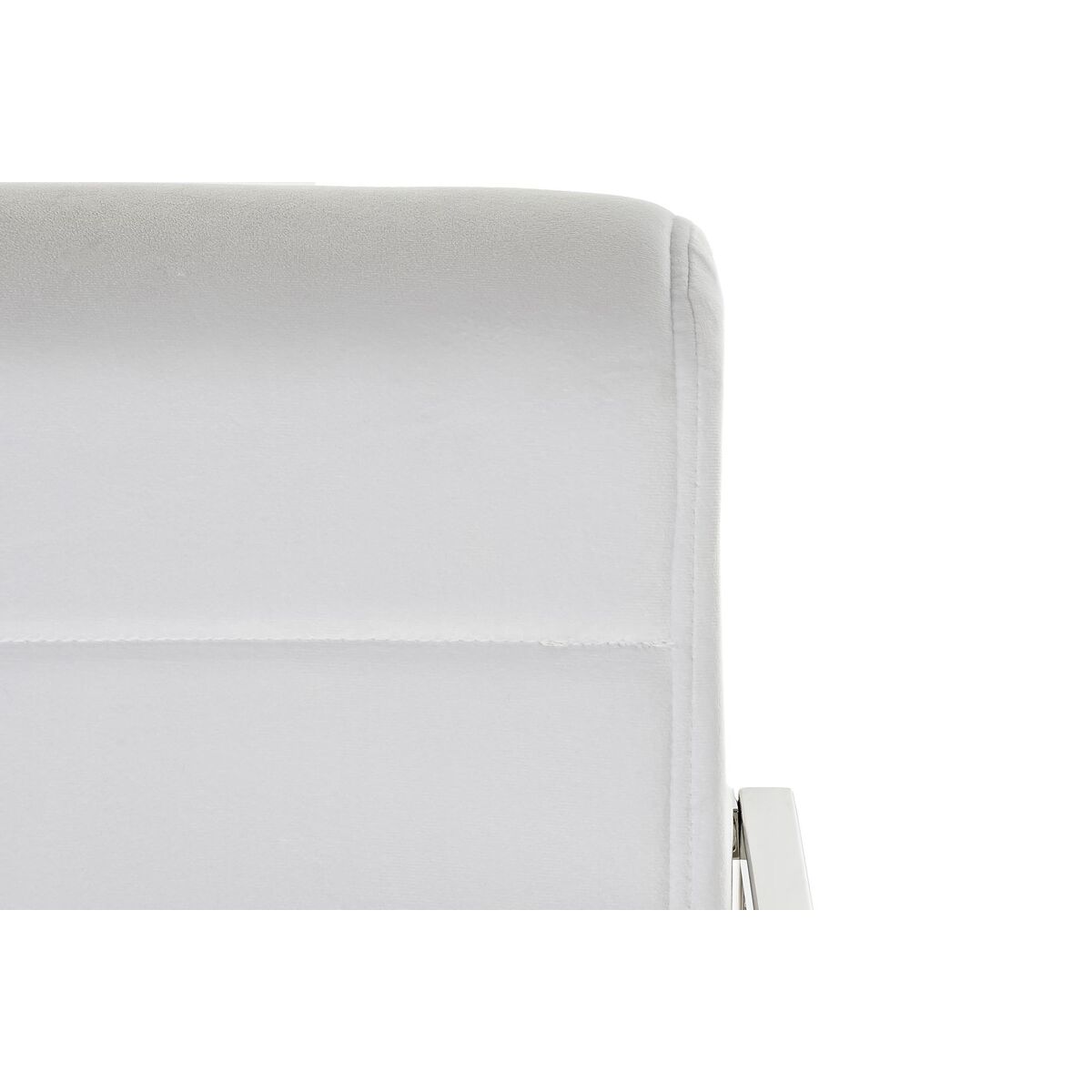 Stol DKD Home Decor Polyester Stål Vit (56 x 68 x 92 cm) - 3