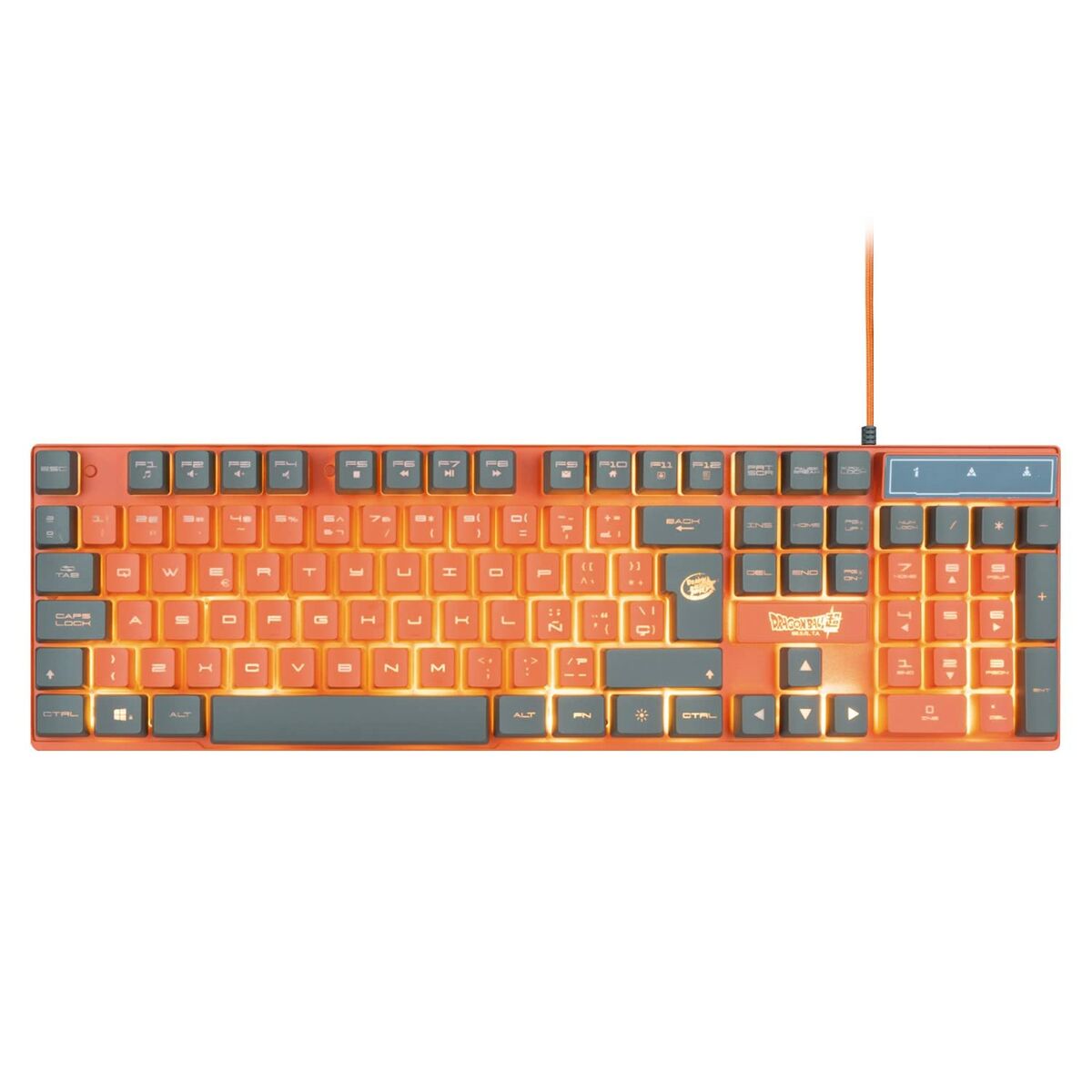Tangentbord och Mus FR-TEC Dragon Ball Qwerty Spanska Orange - 5
