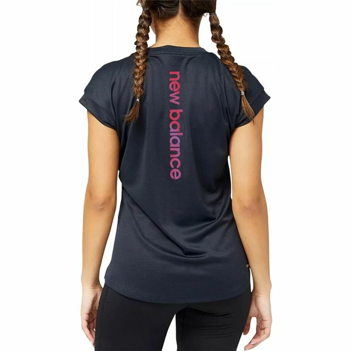 T-shirt med kortärm Dam New Balance Impact AT N-Vent Svart - 2