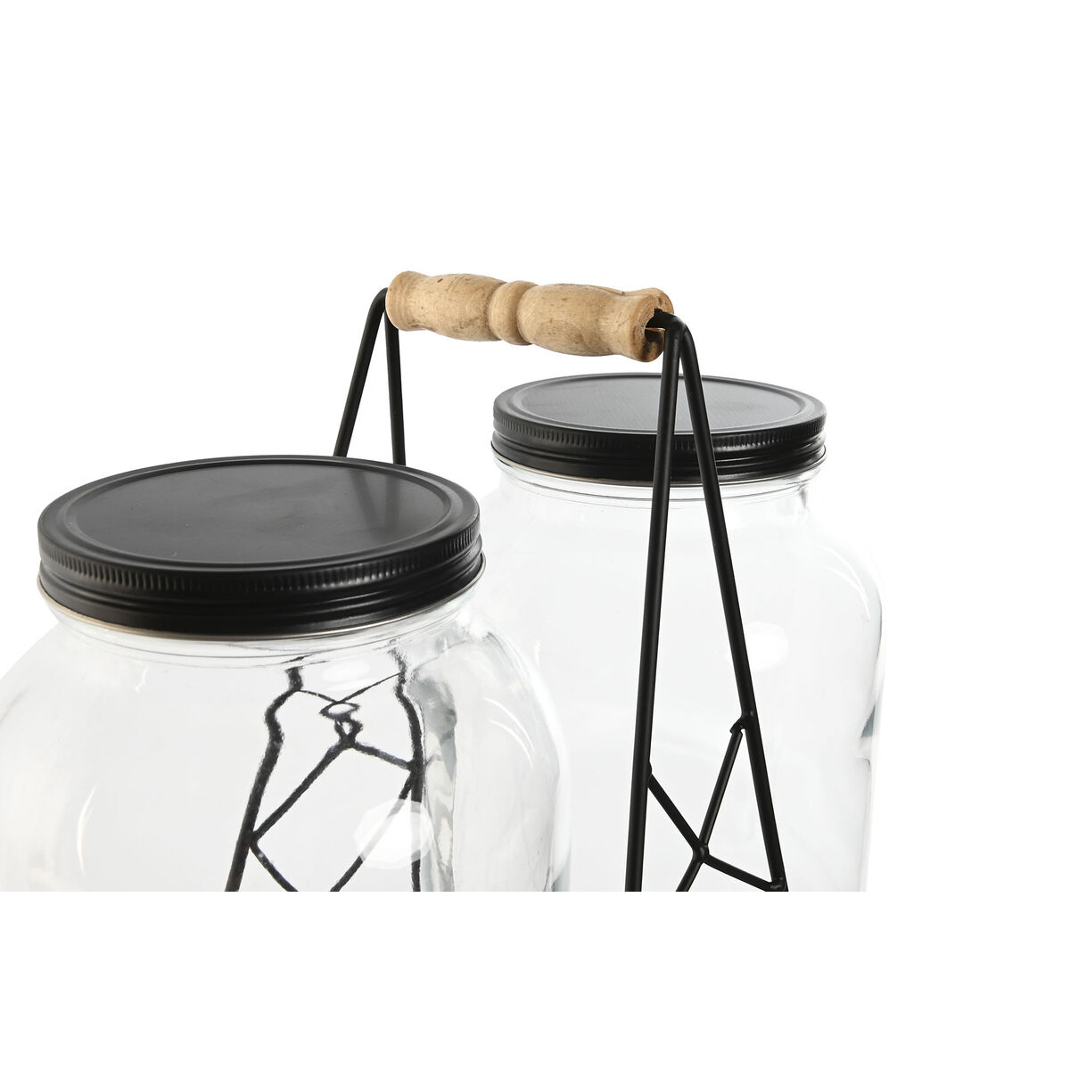Dryckdispenser Home ESPRIT Svart Metall Glas 3,5 L 34 x 18 x 46 cm - 3