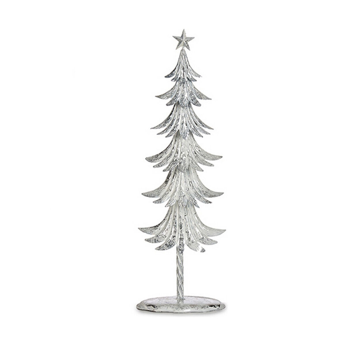 Julgran 20 x 58 x 13 cm Metall Vit