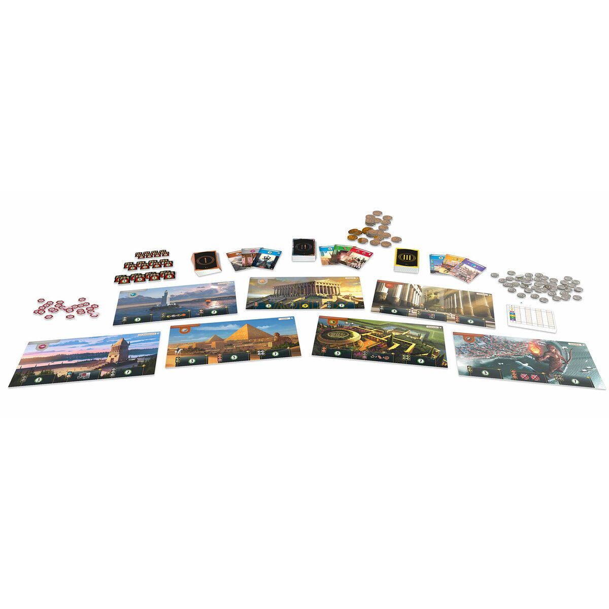 Sällskapsspel 7 WONDERS spanska - 3