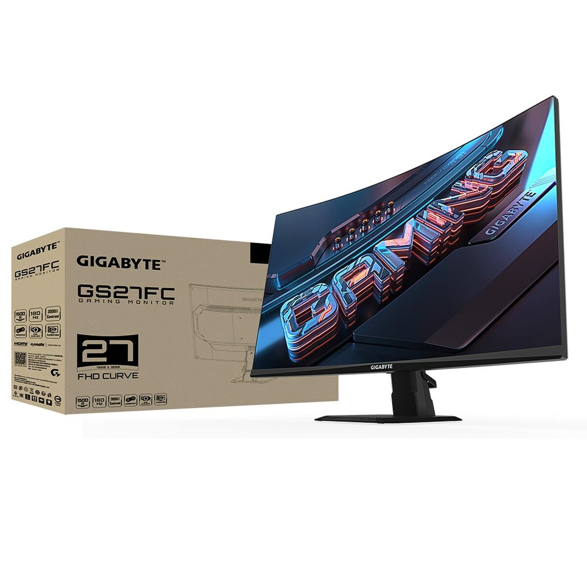 Monitor Gaming Gigabyte GS27FC Full HD 27" 180 Hz - 3