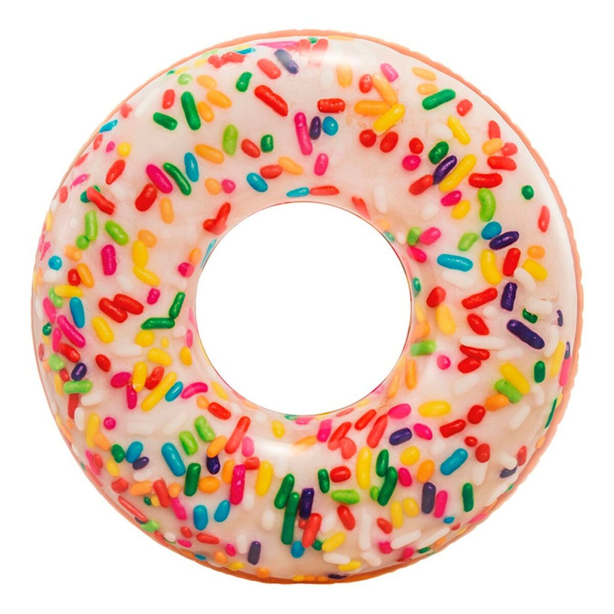 Uppblåsbart hjul Intex Donut Vit 114 x 25 x 114 cm (12 antal) - 7