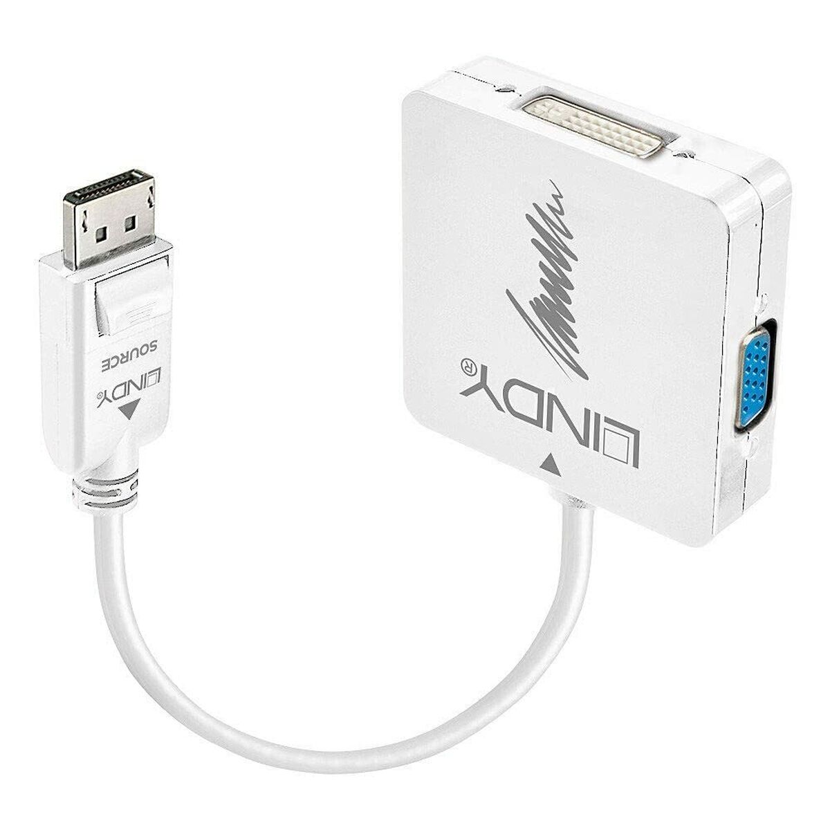 HDMI till DVI Adpater LINDY Vit