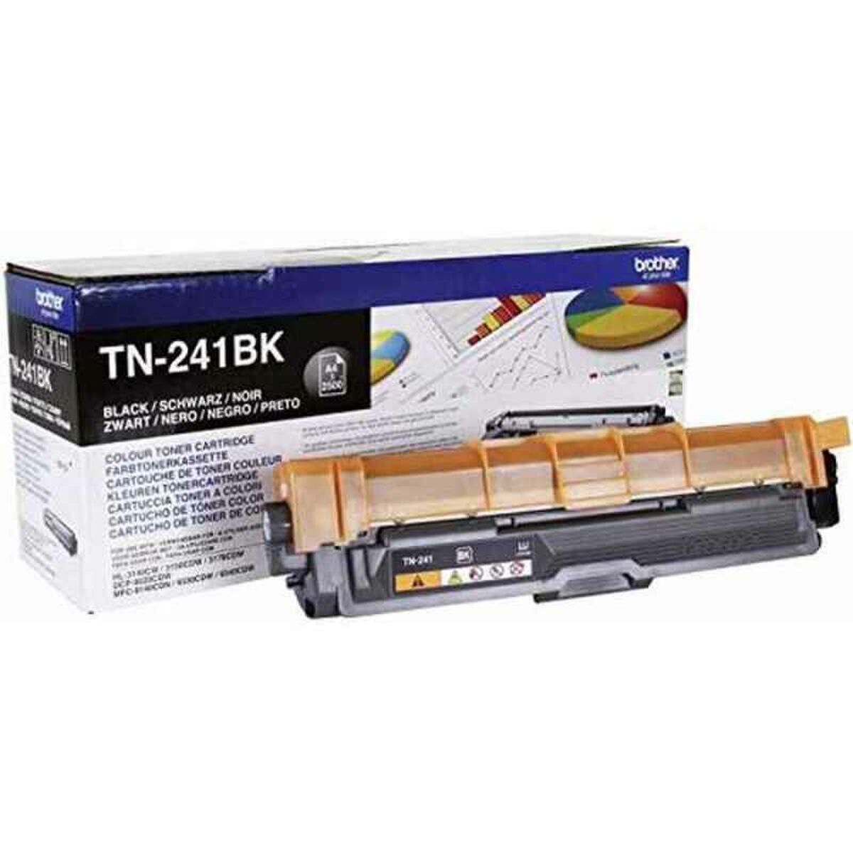 Original Toner Brother TN-241BK Svart - 2