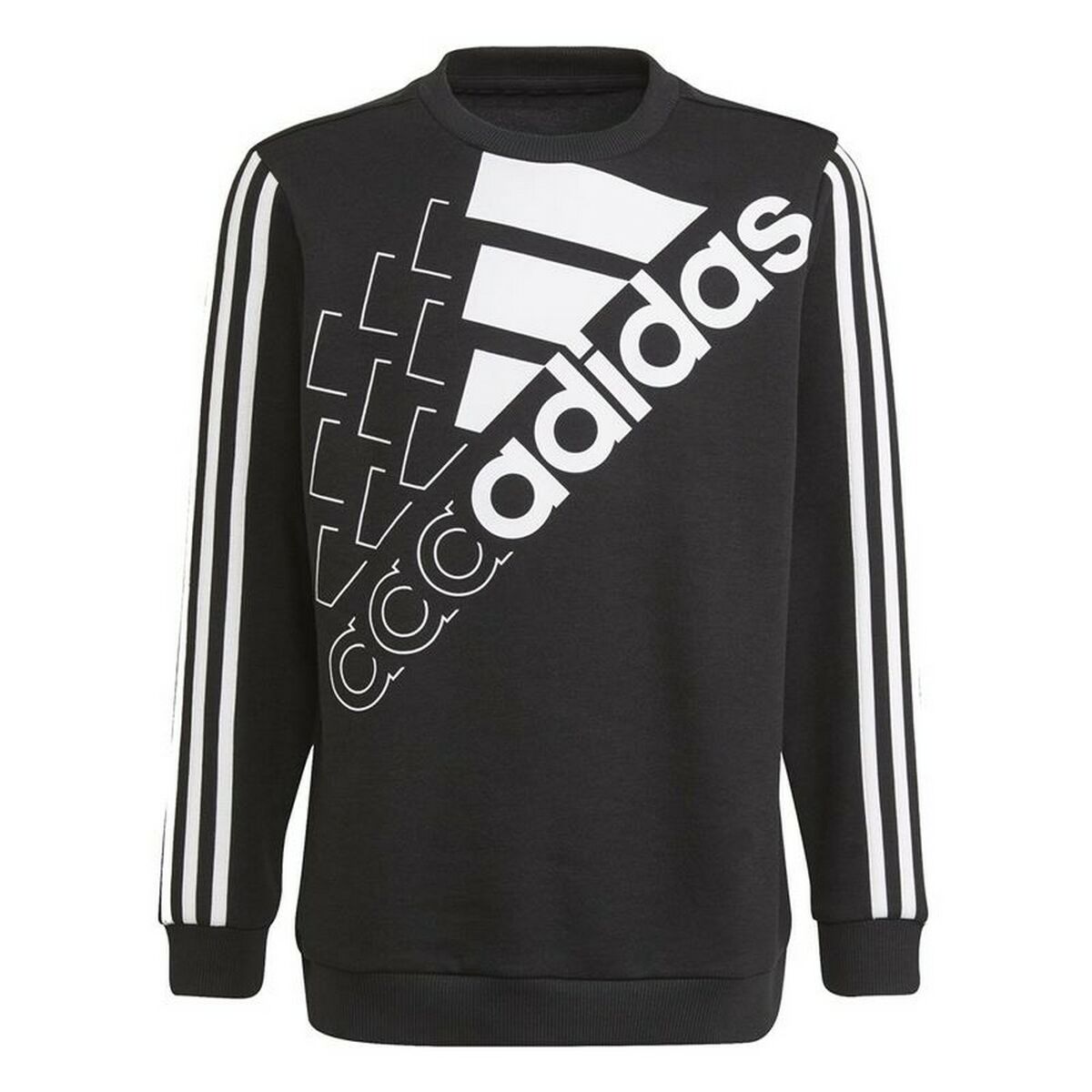 Träningsoverall barn Adidas Essentials Logo K Svart - 12