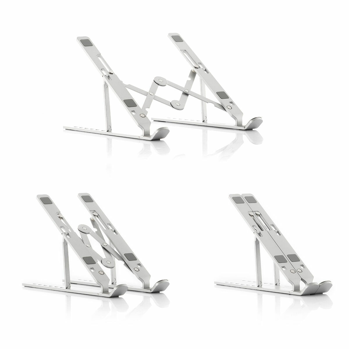 Vikbart och justerbart stativ för bärbar dator Flastan InnovaGoods - 7