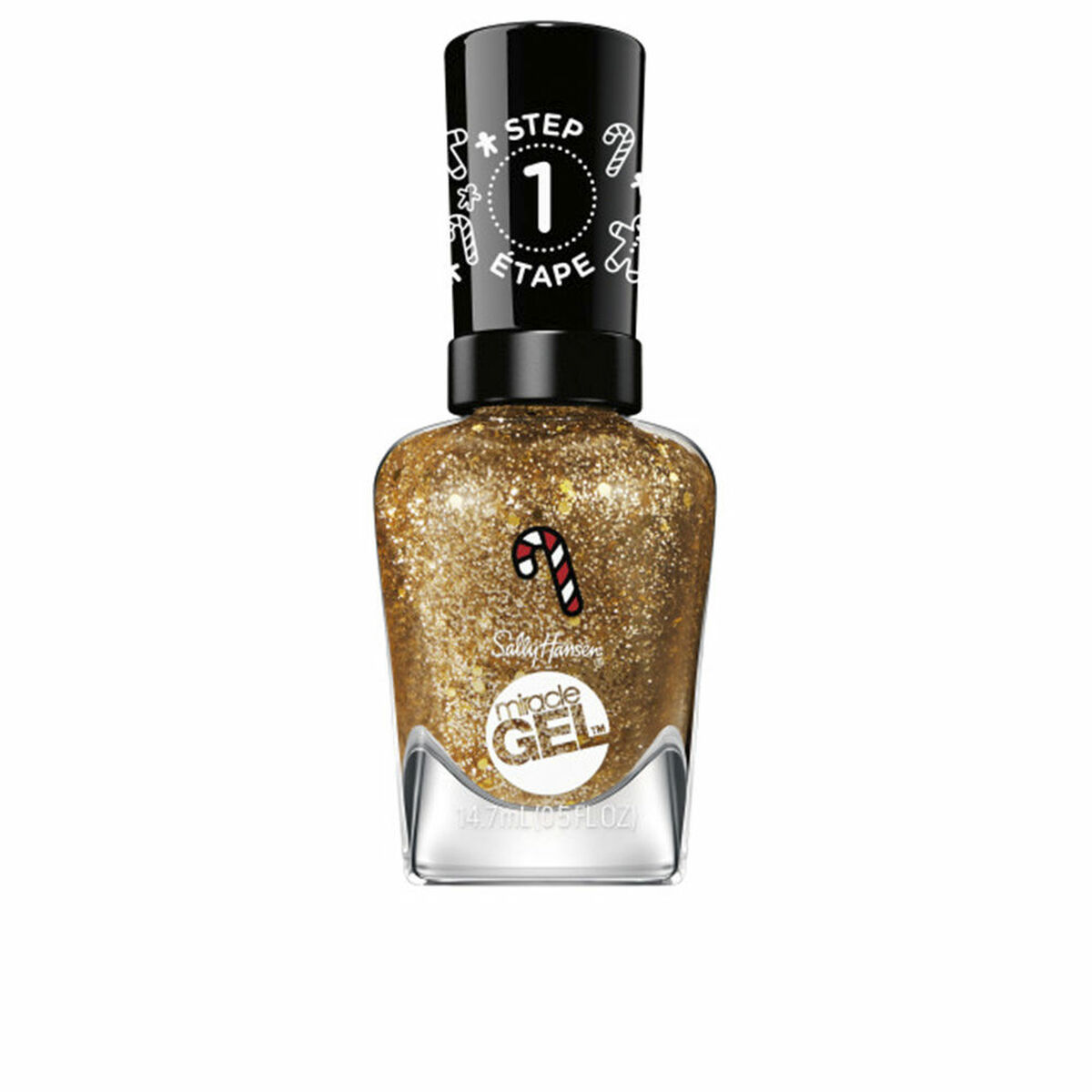 nagellack Sally Hansen Miracle Gel Nº 914 Less bitter, more glitter Nº 914-Less Bitter, More Glitter 14,7 ml