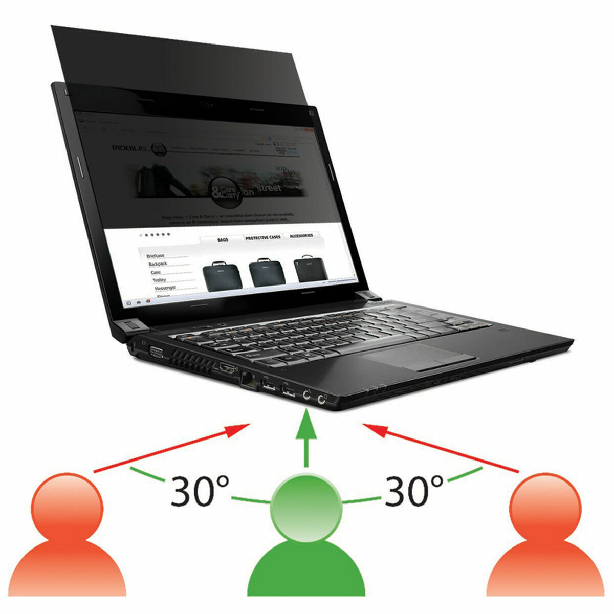 Sekretessfilter för datorskärm Mobilis 016233 - 3