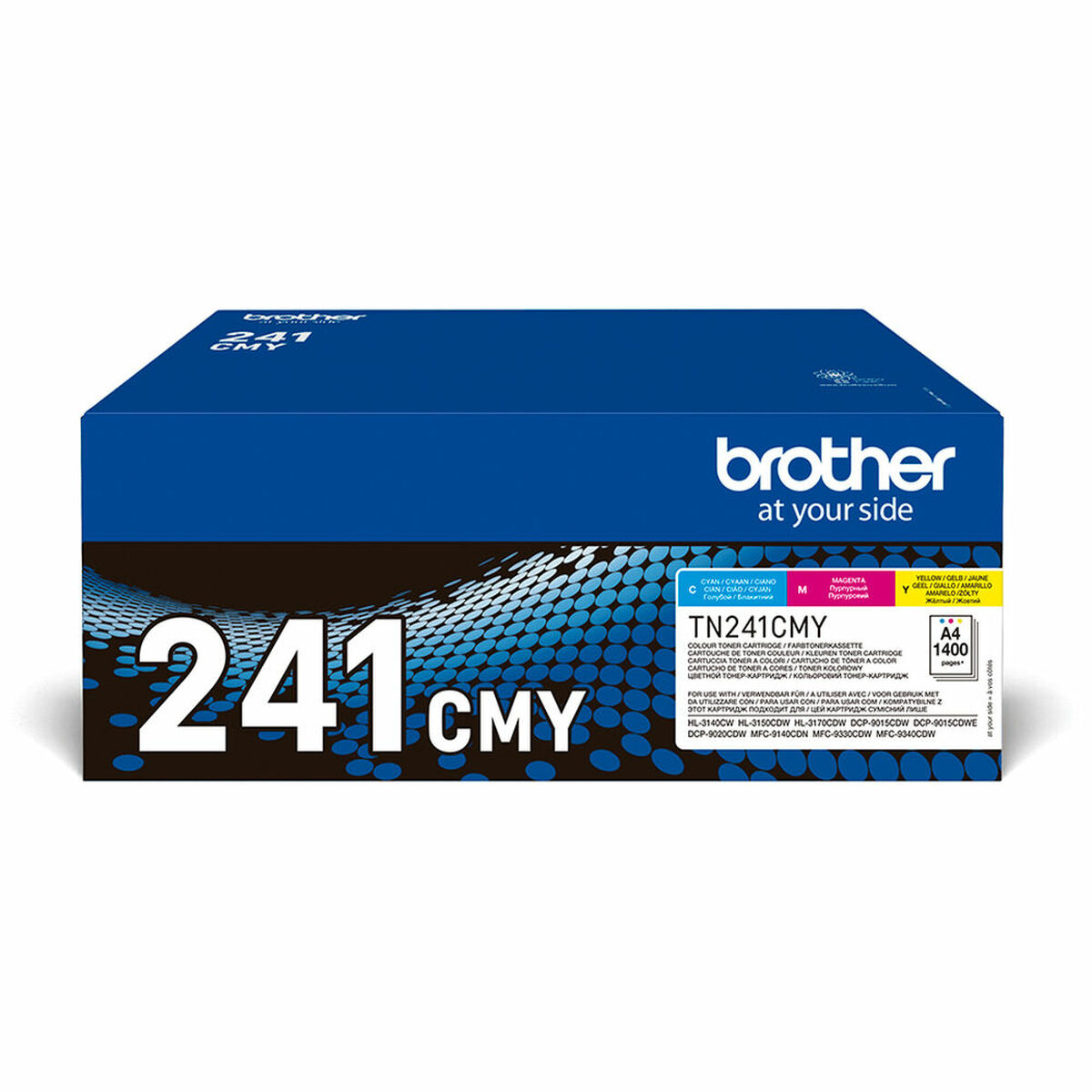 Original Toner Brother TN-241CMY Cyan/Magenta/Gul - 2