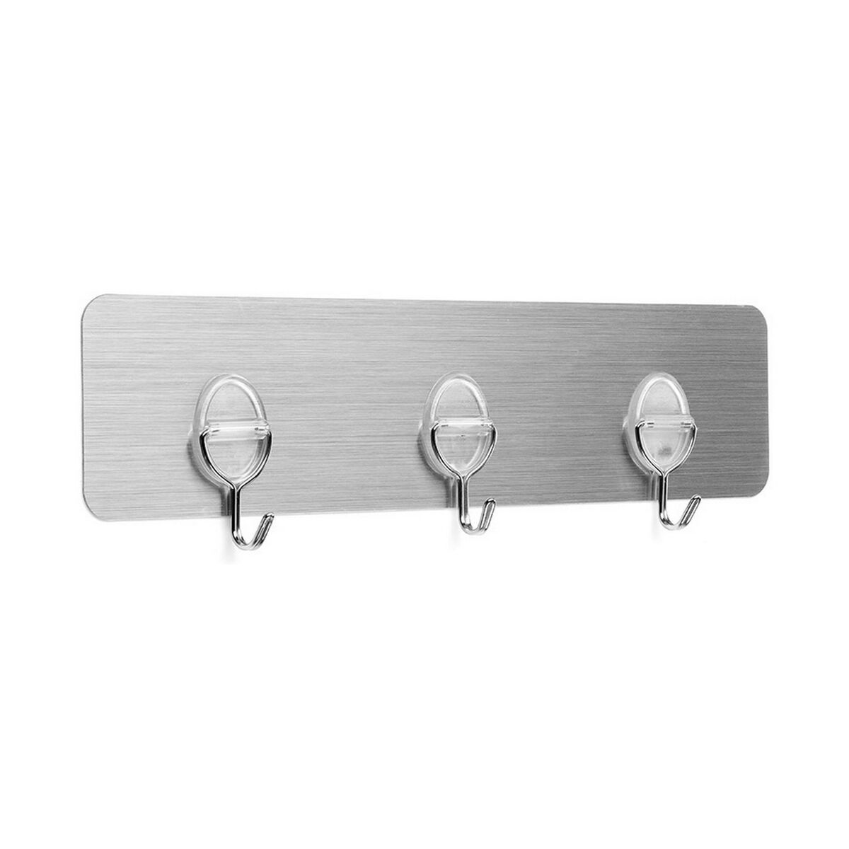 Väggmonterad rockhängare Inofix Kromad 81 x 290 x 22 mm Metall - 2