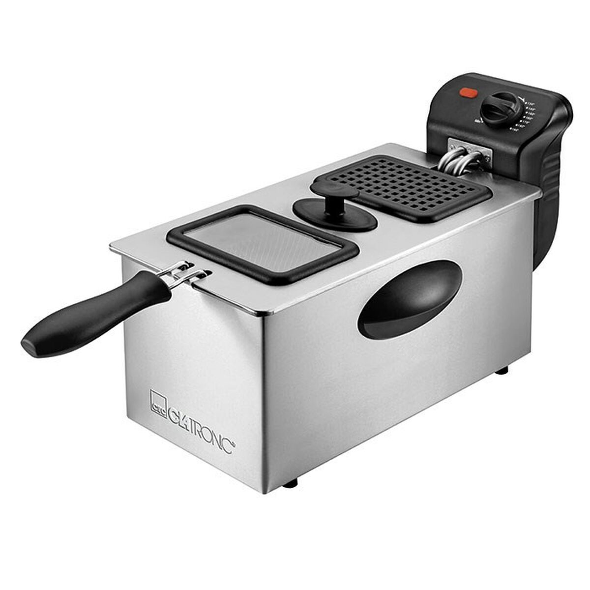 Fritös Clatronic FR 3587 Svart Silvrig 2000 W 3 L - 3