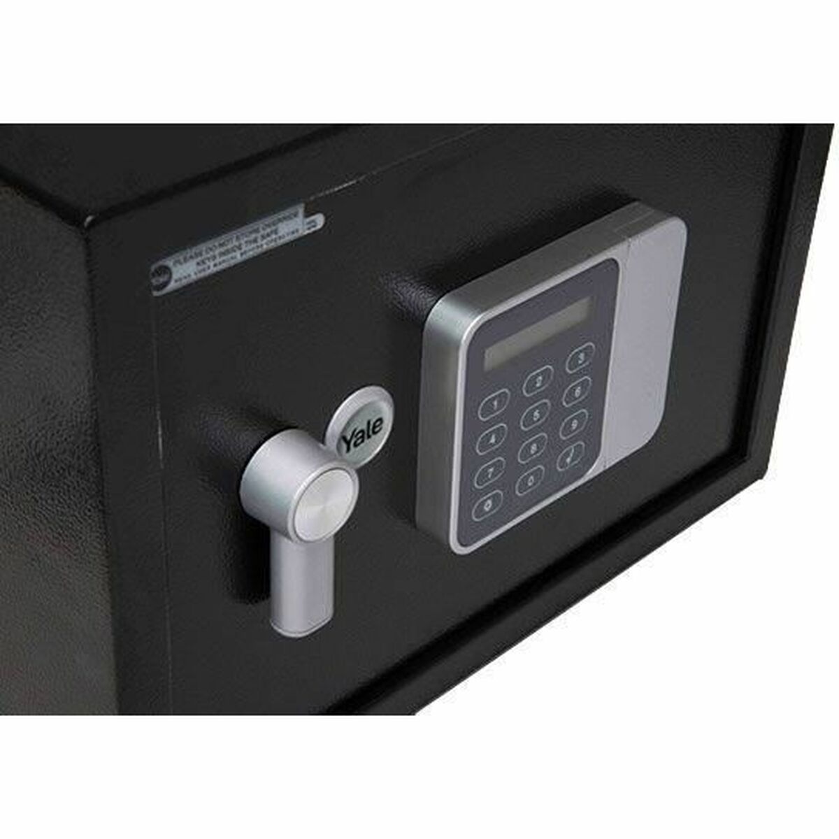 Kassaskåp med elektroniskt lås Yale Svart 16 L 25 x 35 x 25 cm Stål - 5