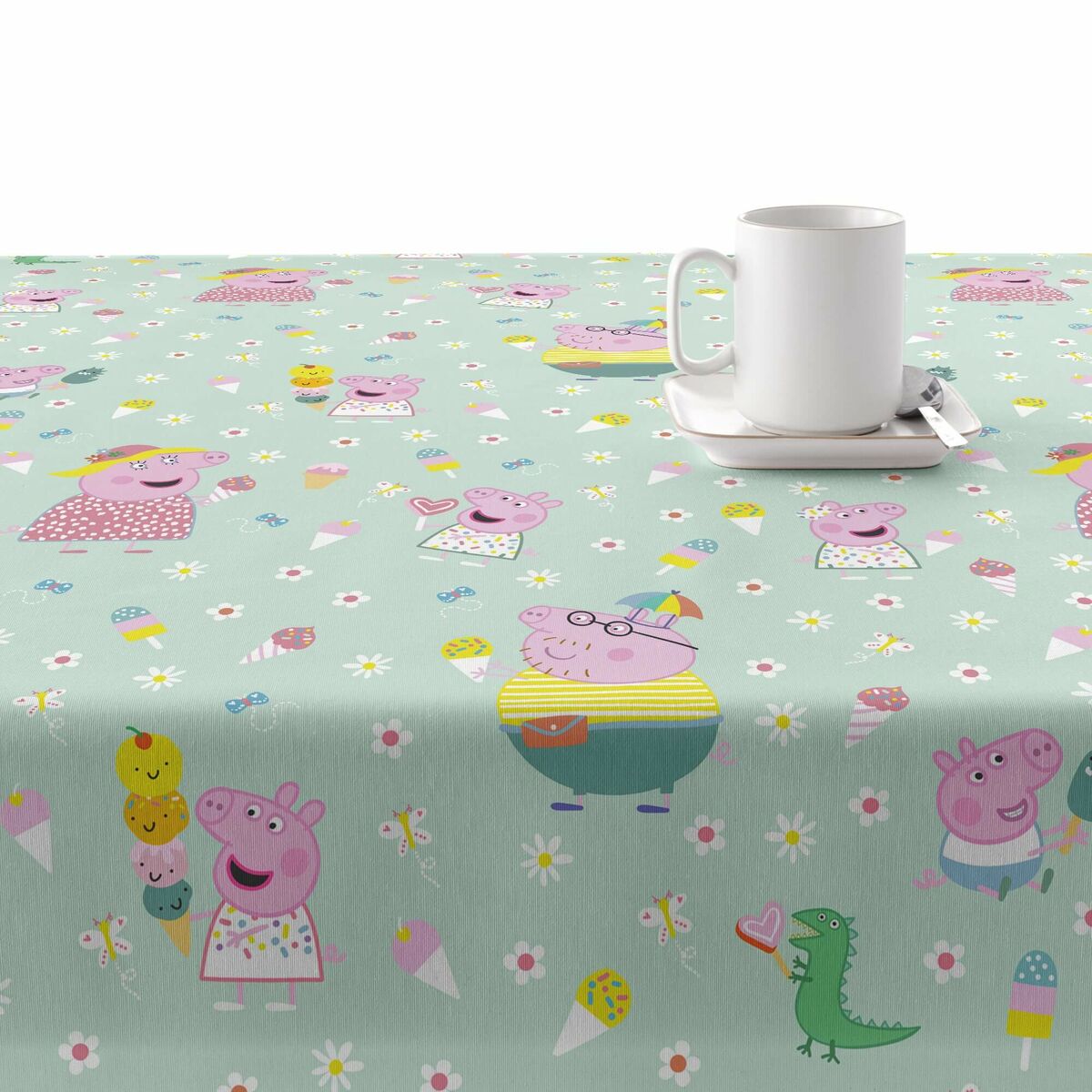 Fläckresistent bordsduk i harts Belum Summer Peppa 1 Multicolour 100 x 150 cm - 2