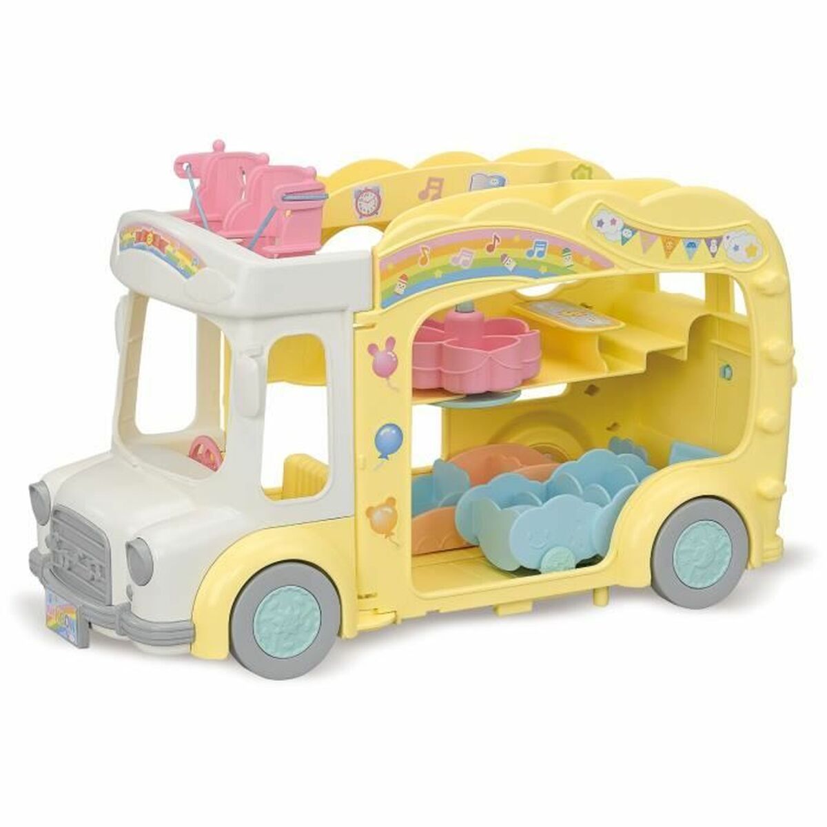 Tillbehör till dockhus Sylvanian Families 5744 Rainbow Fun Nursery Bus - 3