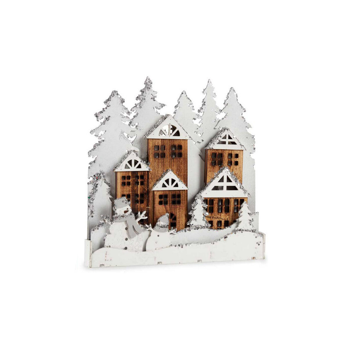Prydnadsfigur Krist+ Vit Brun Stad 44 x 44,7 x 6 cm Jul