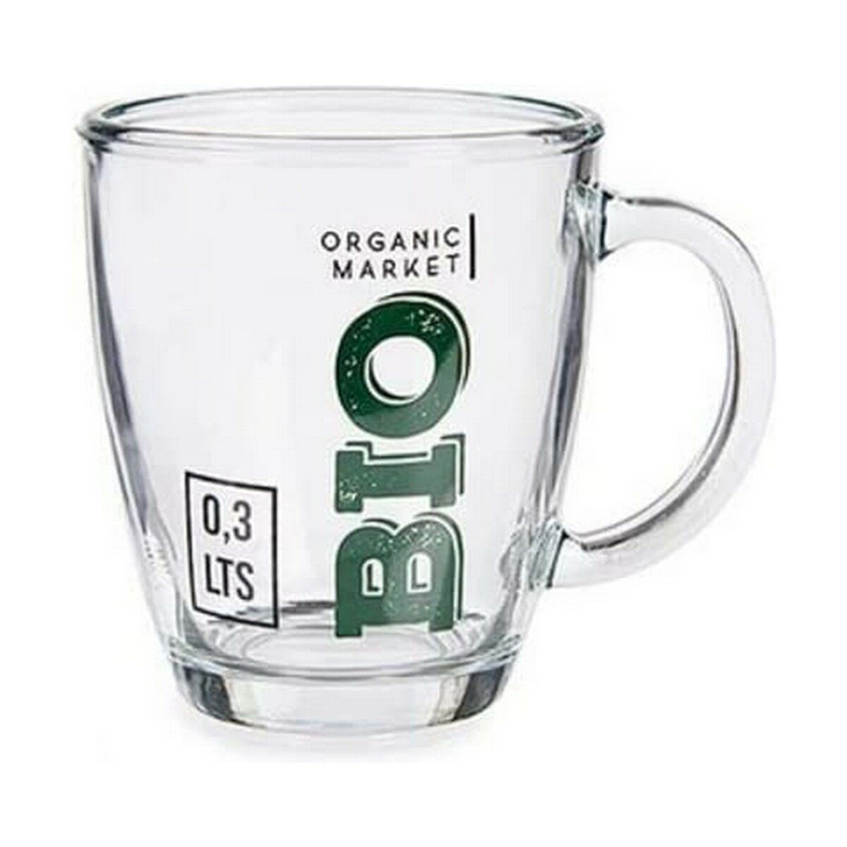 Mugg Bio Transparent Glas 6 antal (320 ml) - 3